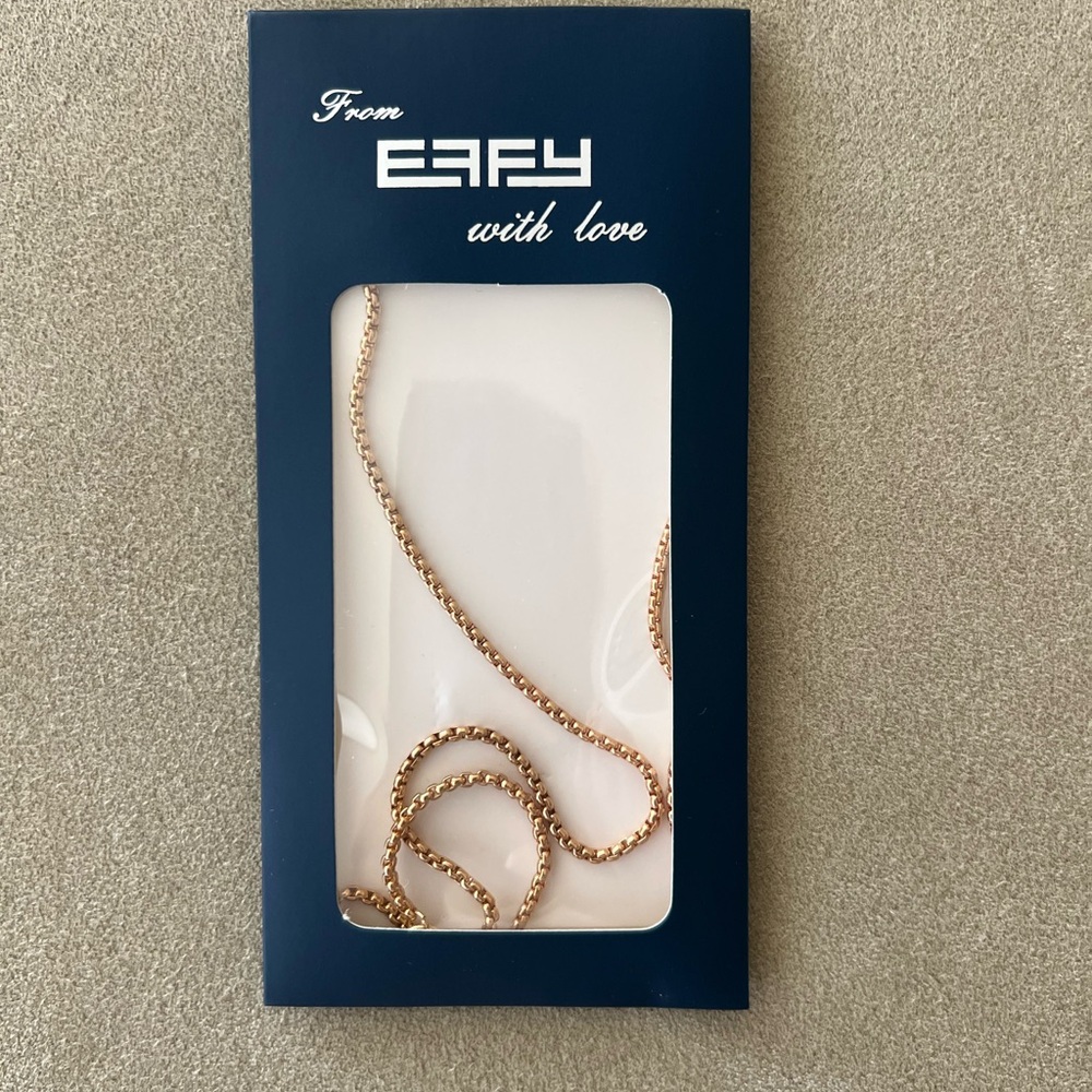 NEW! Effy Gold Tone Chain Necklace.